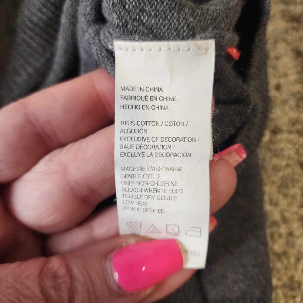 Izod Mens Gray V-Neck Sweater Vest 3XLT - Picture 5 of 5